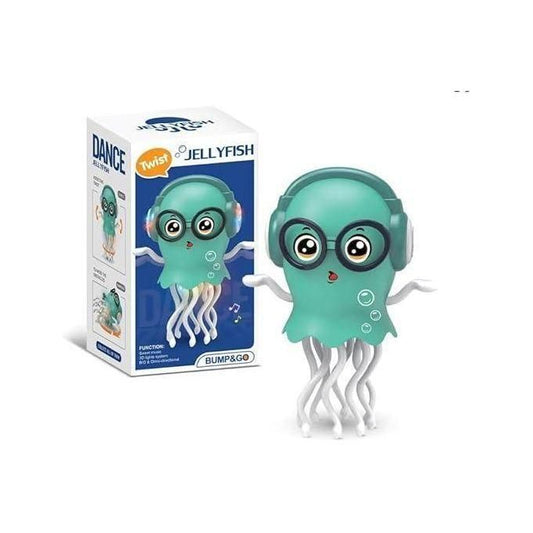 Dancing Jellyfish Toy, Light-up Musical Octopus with 360° Rotating || لعبة قنديل البحر الراقص، أخطبوط موسيقي مضيء يدور 360 درجة