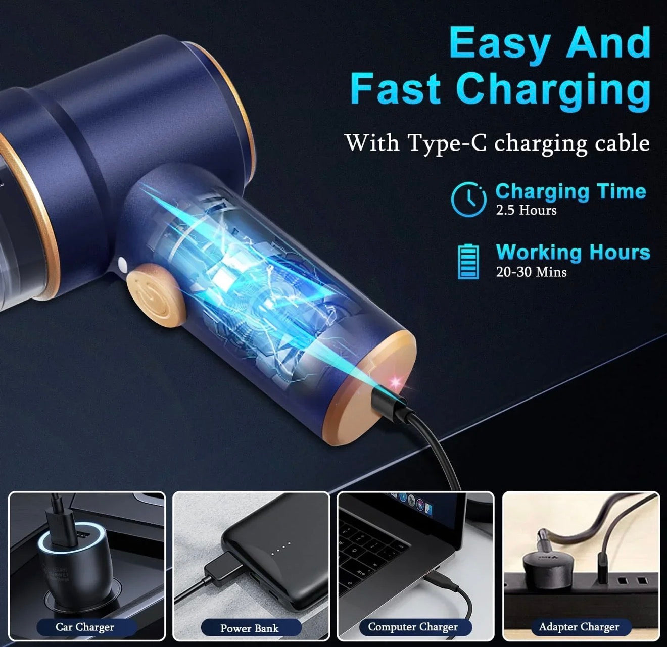 Portable Wireless Handheld Vacuum Cleaner
