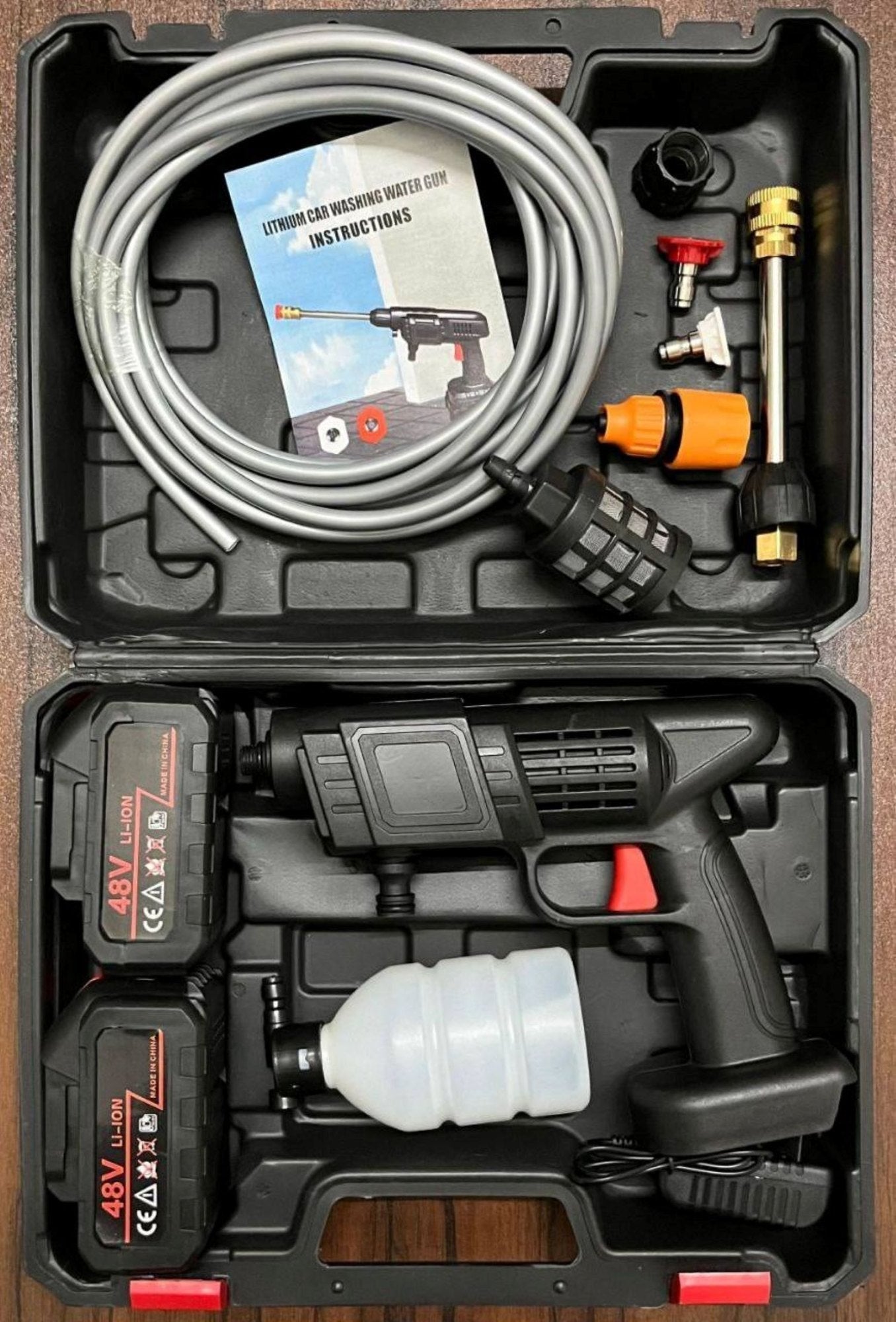 Pressure Washer For Car (Double Battery) || غسالة ضغط للسيارة (بطارية مزدوجة)