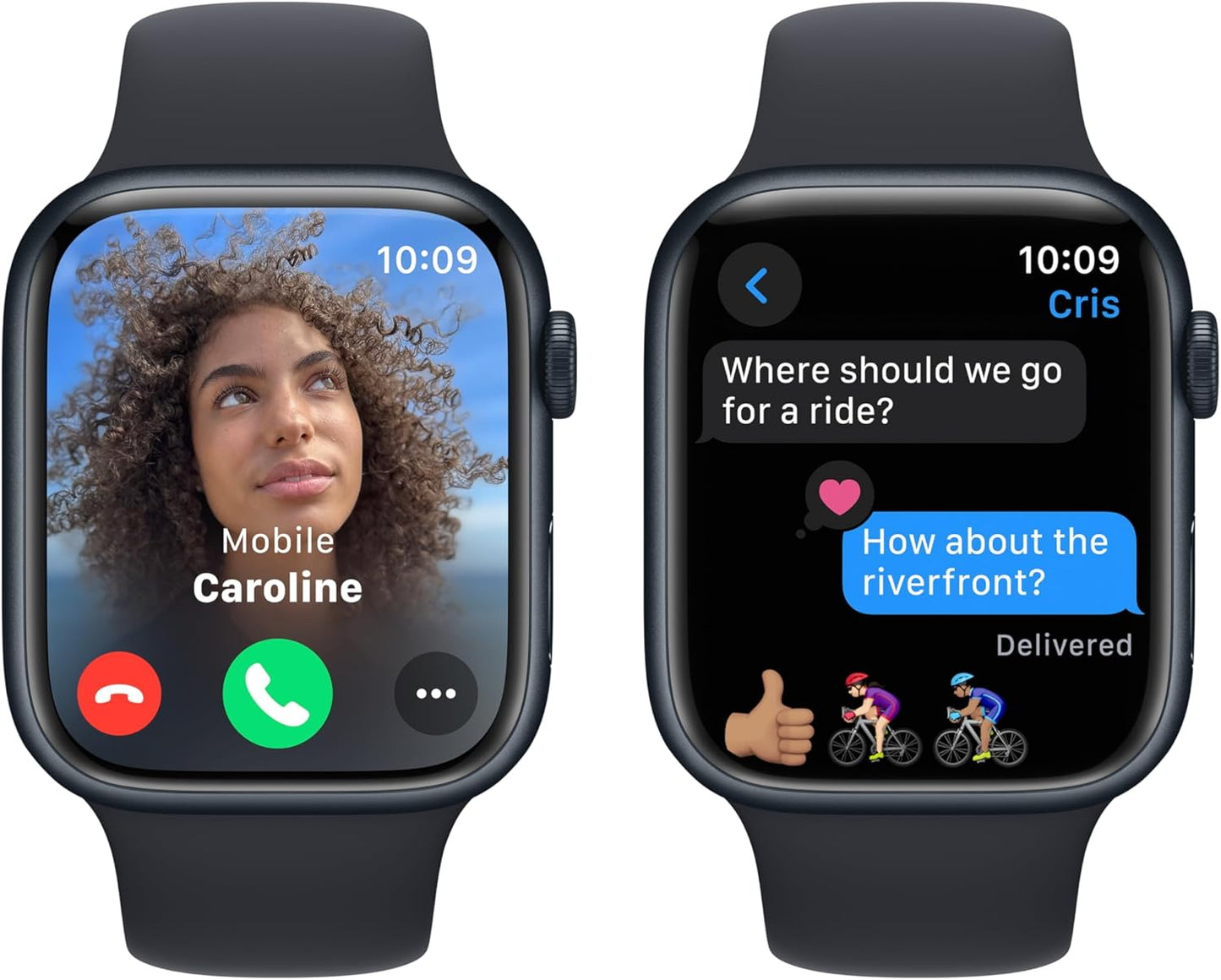 Apple Watch Series 9, GPS + Callular With Stainless Steel || ساعة أبل من السلسلة 9، مزودة بنظام تحديد المواقع العالمي (GPS)
