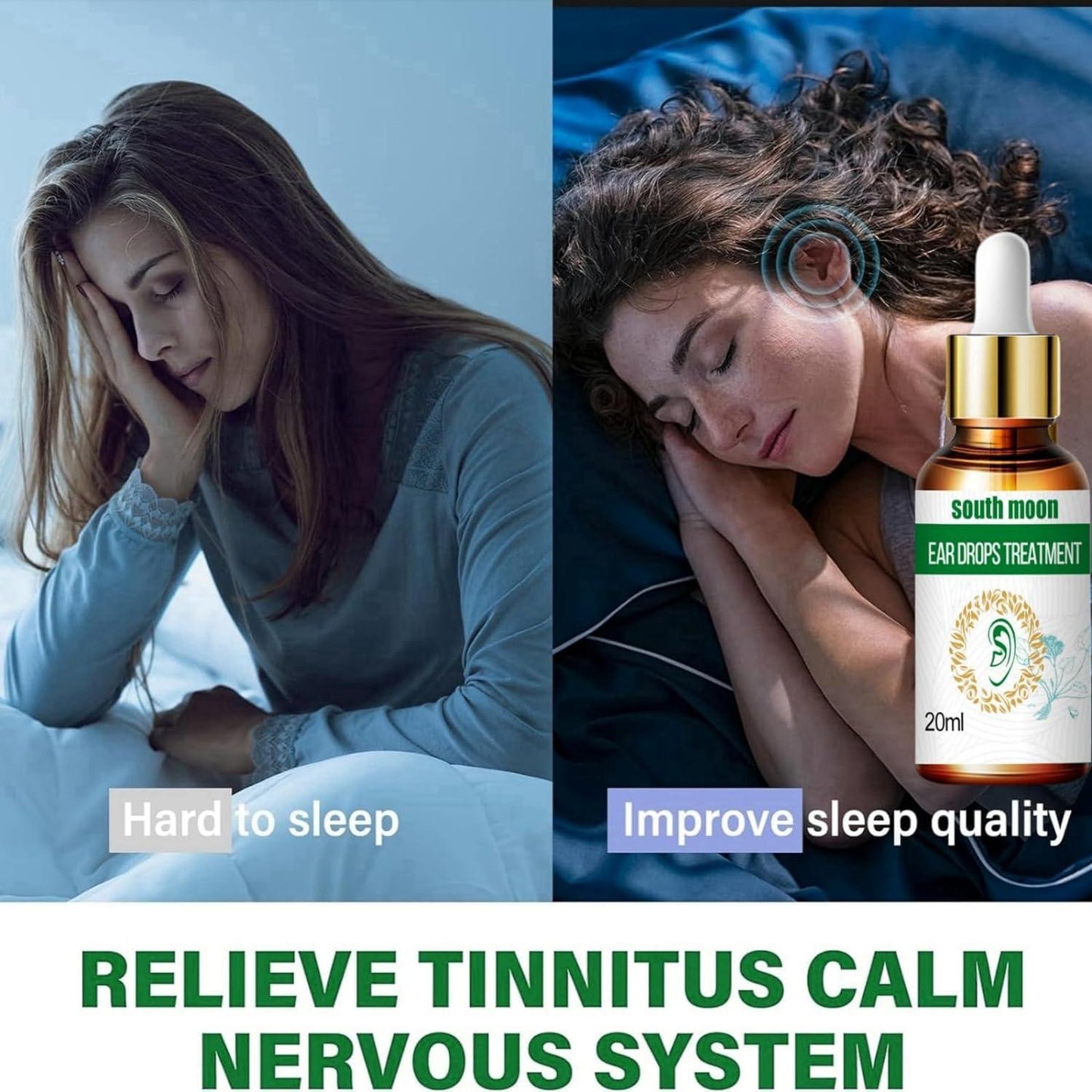 Tinnitus Relief Drops – 100% Herbal Formula | قطرات تخفيف طنين الأذن – تركيبة عشبية 100%