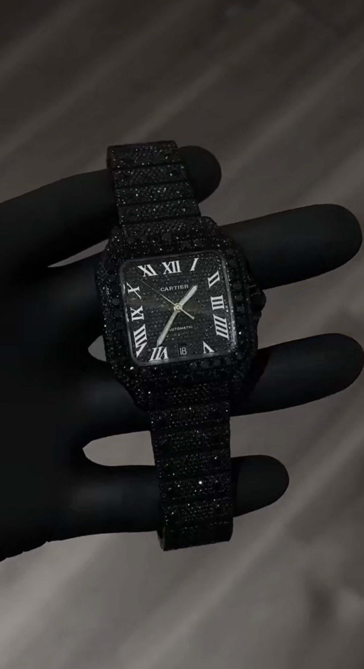 Diamond Quartz Wrist Watch