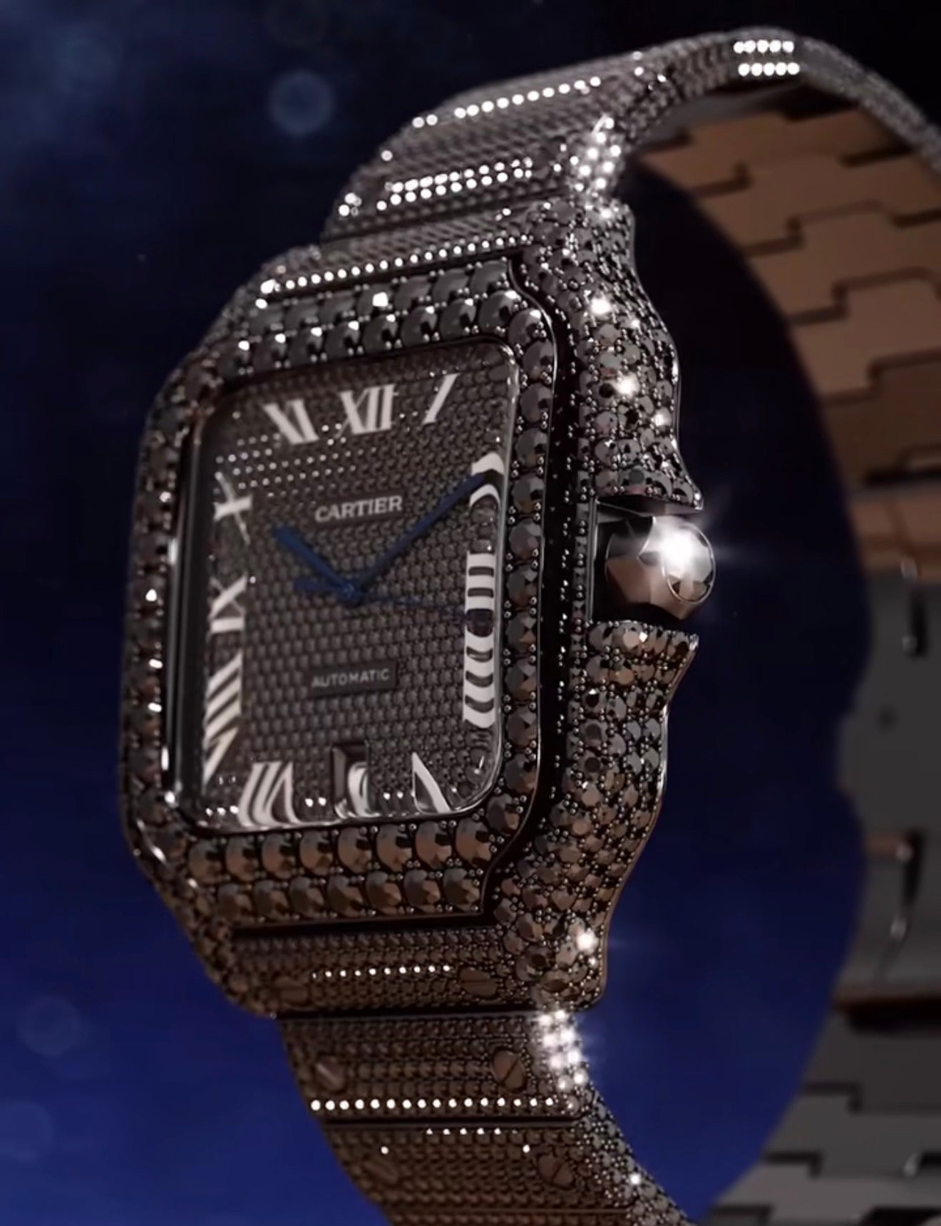 Diamond Quartz Wrist Watch