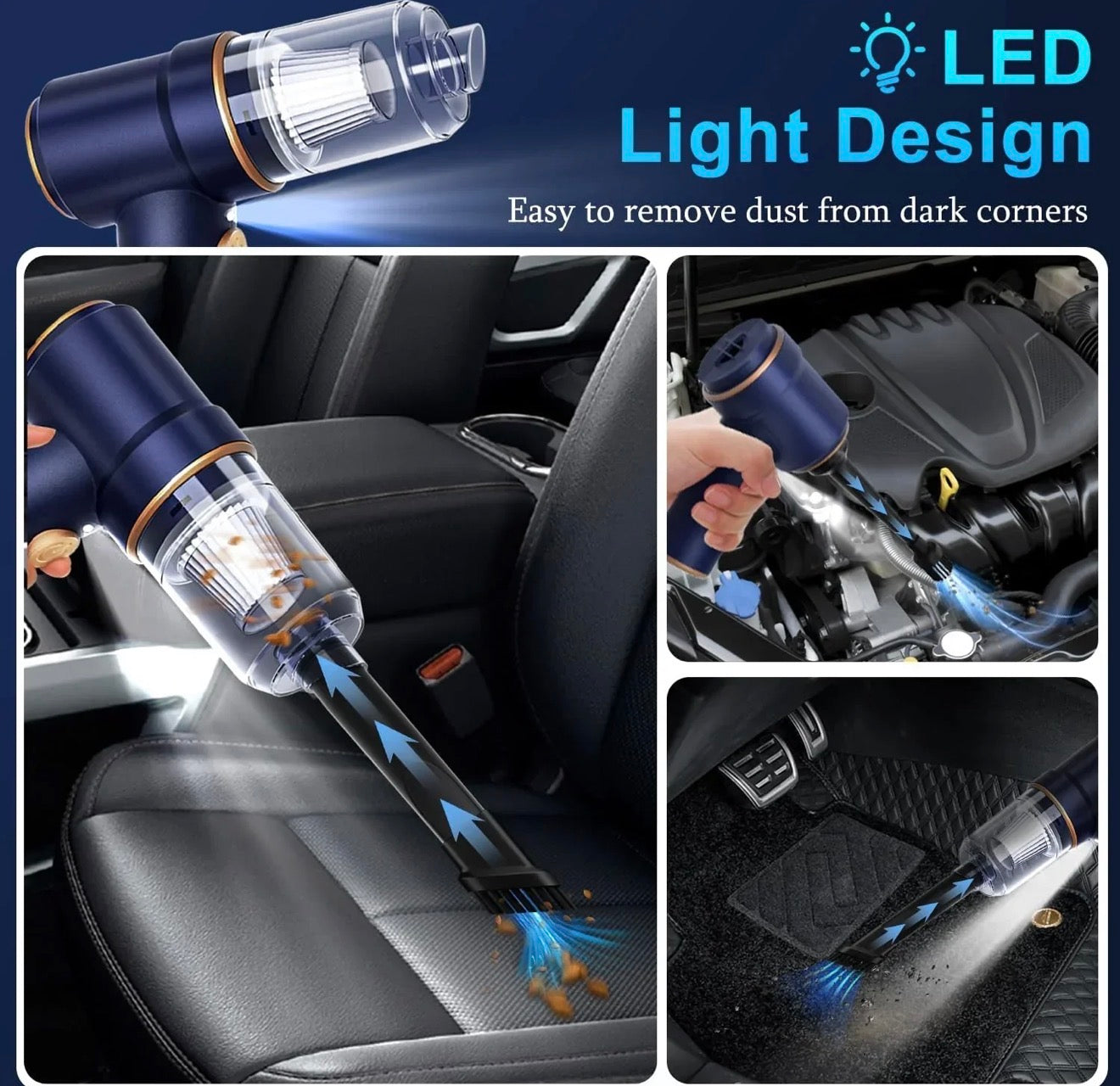 Portable Wireless Handheld Vacuum Cleaner