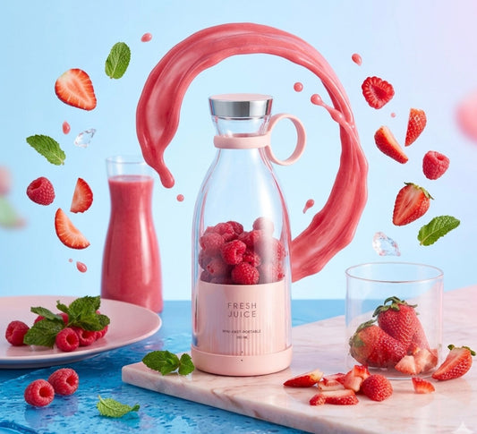 Rechargeable Handheld Mini Juicer Portable Blender for Shakes and Smoothies