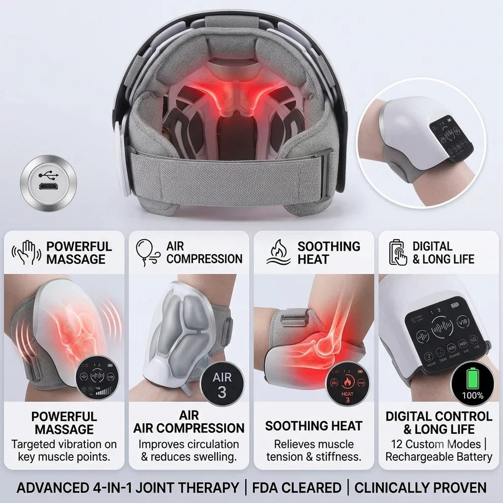 Vibration Hot Compress Intelligent Knee Massager